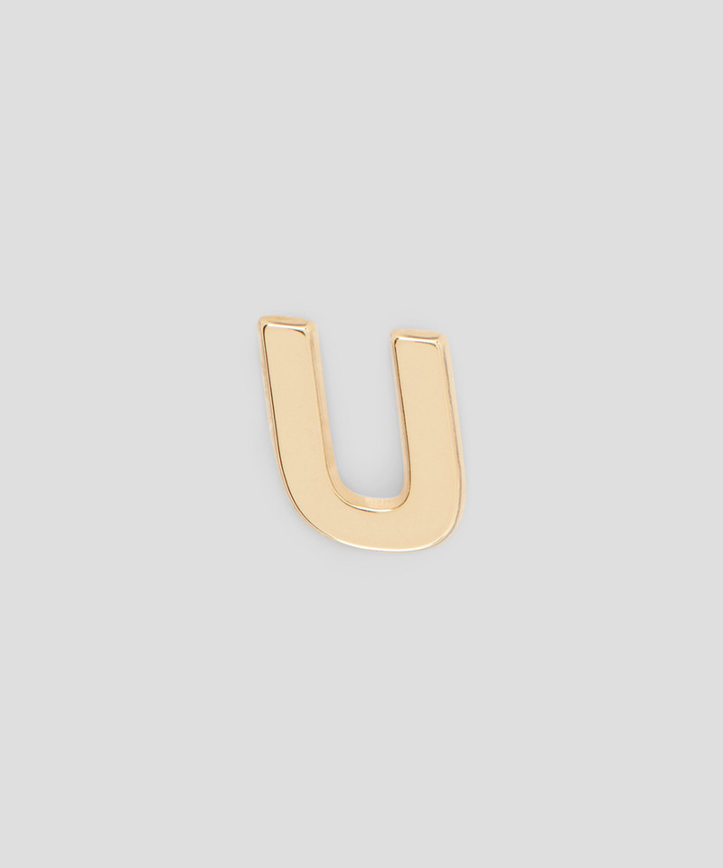 Single brass U charm 1