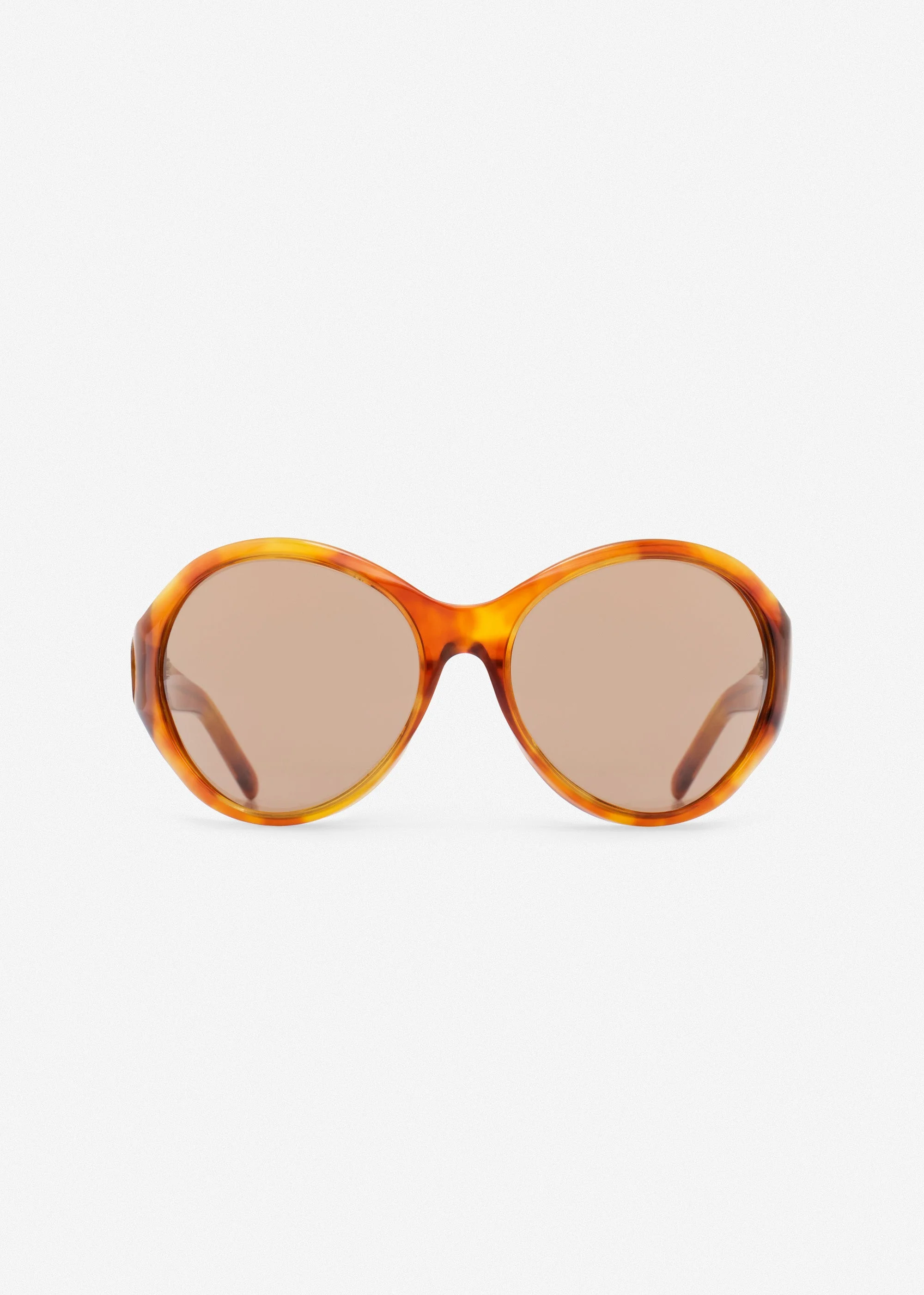 Big round sunglasses in amber - 1