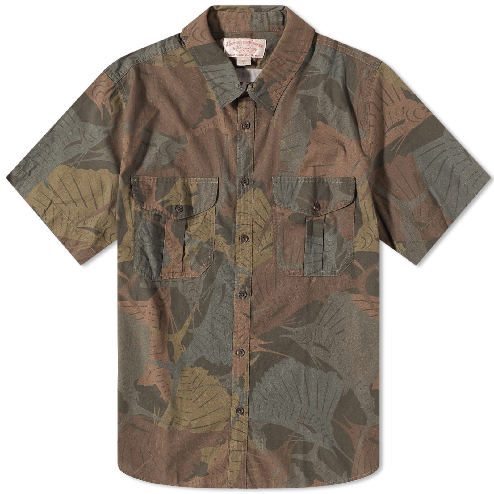 Filson Short Sleeve Feather Cloth Shirt - 1