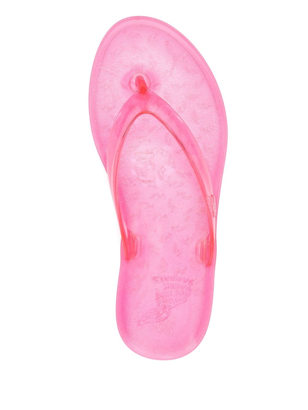 translucent-design flip flops - 4