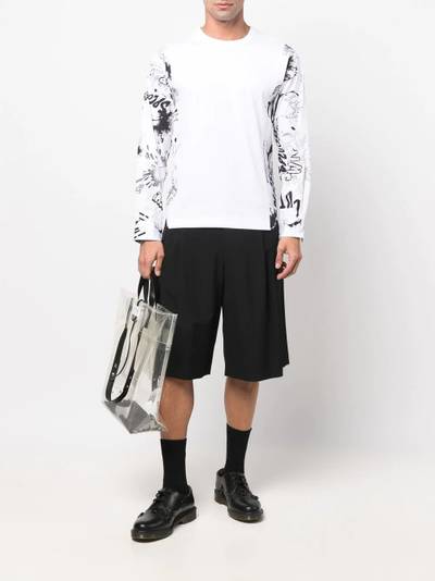 Comme des Garçons SHIRT graphic-printed long-sleeve top outlook