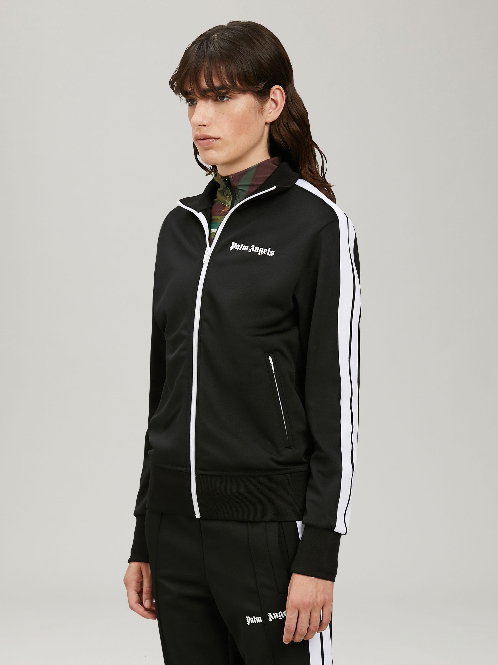 BLACK TRACK JACKET - 4