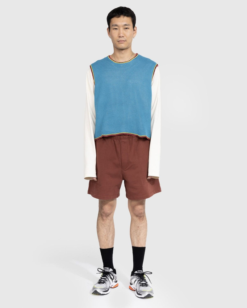 BODE Bode – French Terry Sweat Shorts Brown outlook