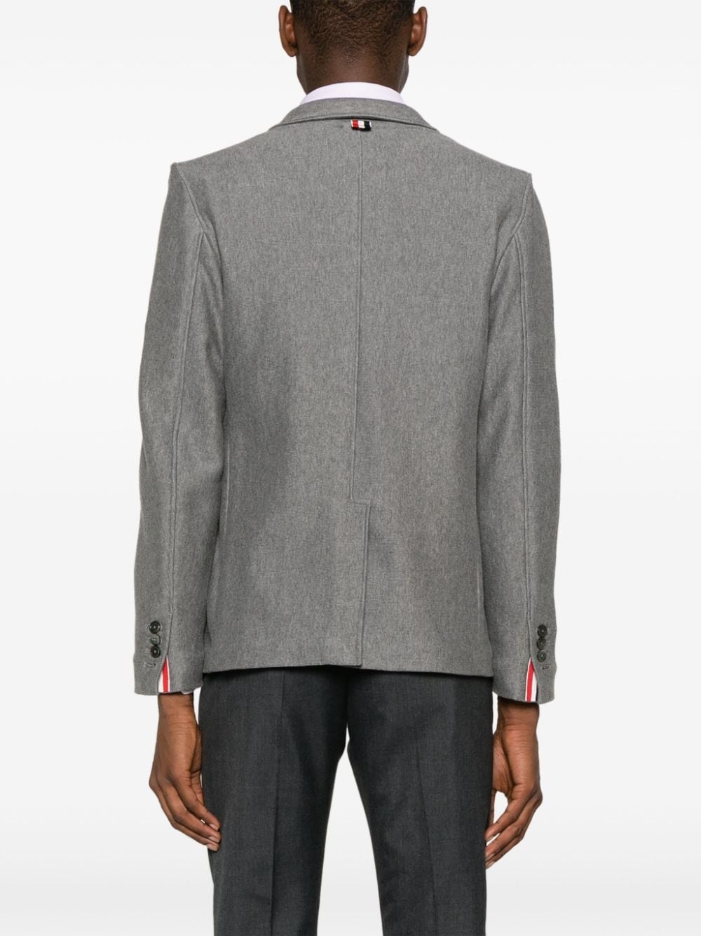 RWB-stripe cotton sack jacket - 4