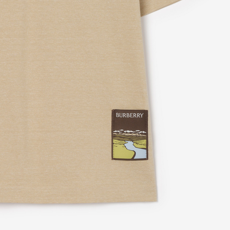 Burberry Landscape Label Cotton T-shirt outlook