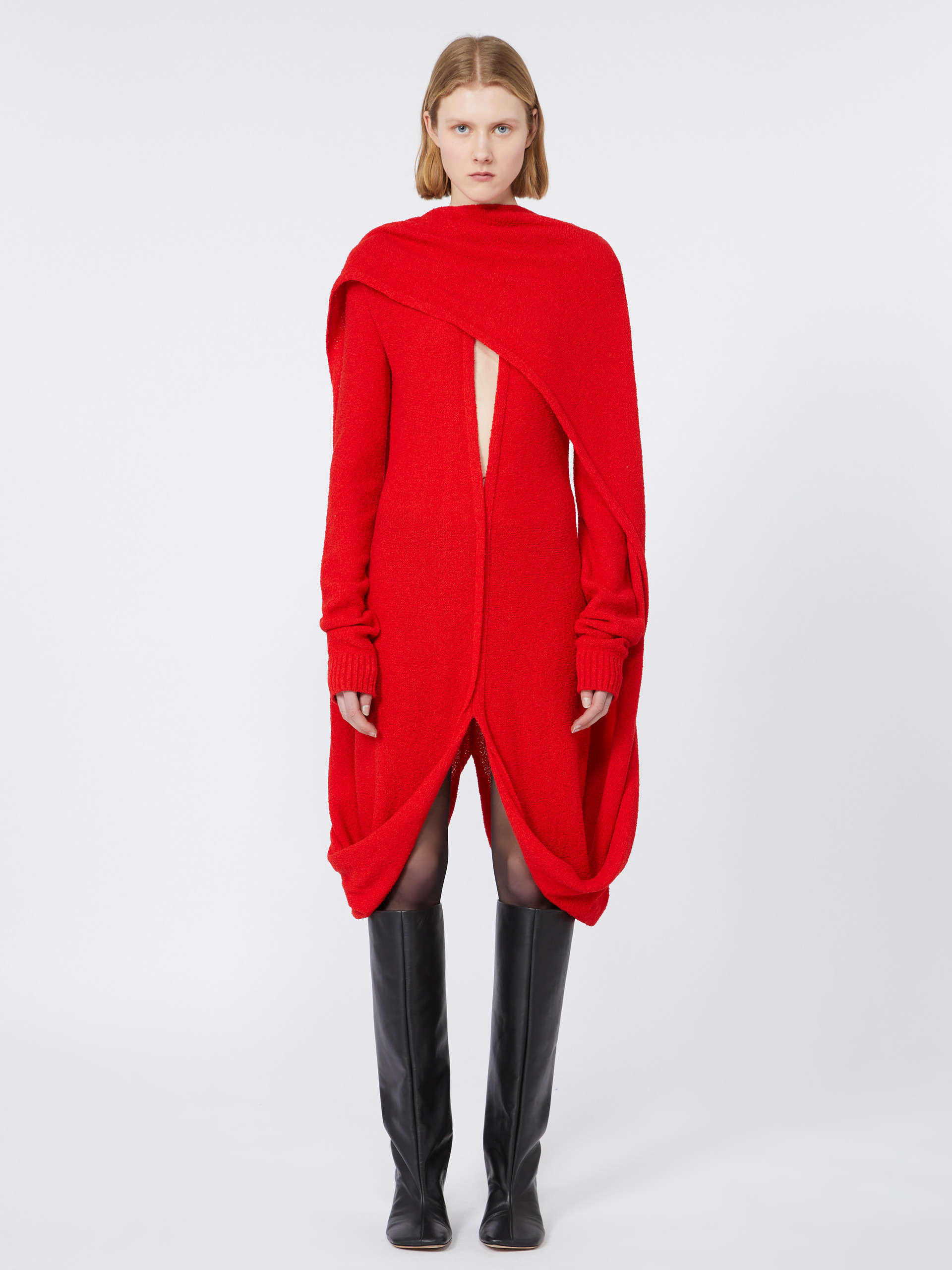 ACHILLE1234 Bouclé knit dress - RUNWAY - 3