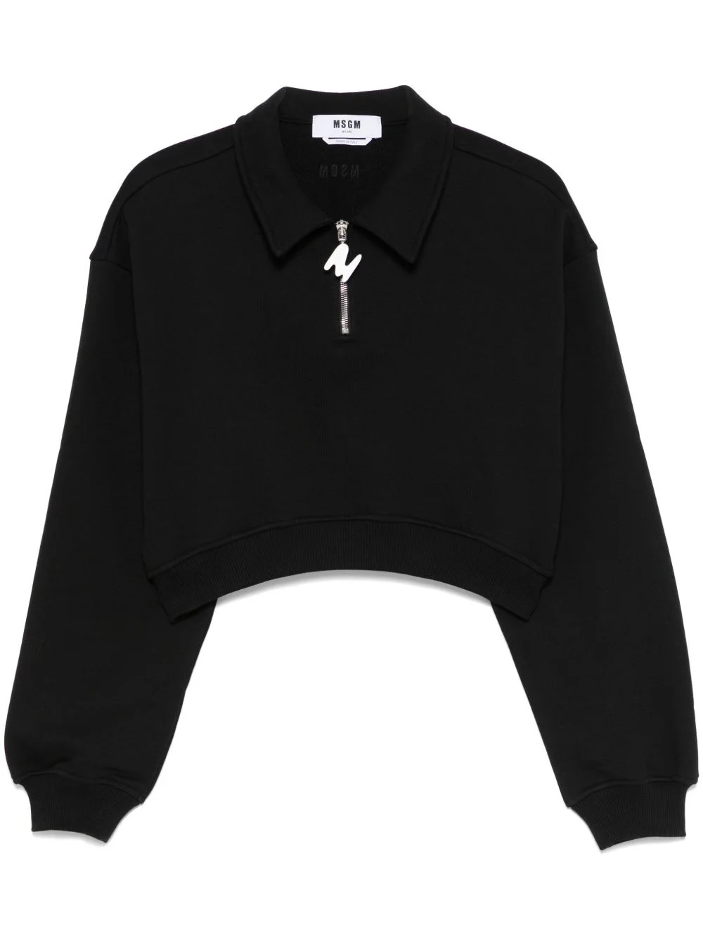 cropped sweatshirt - 1