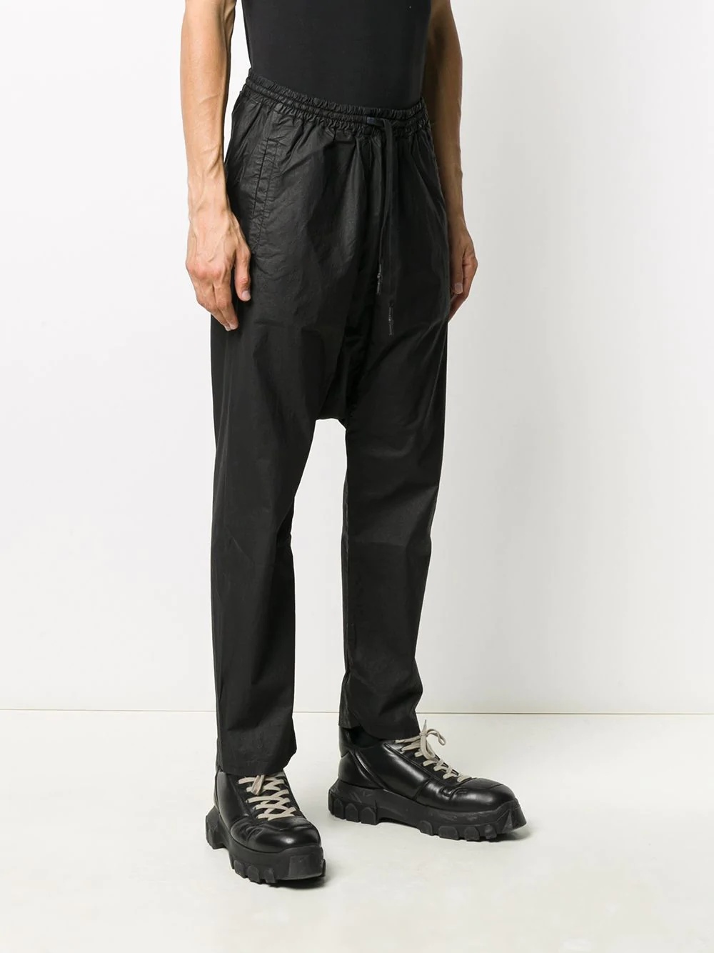 coated track pants - 6