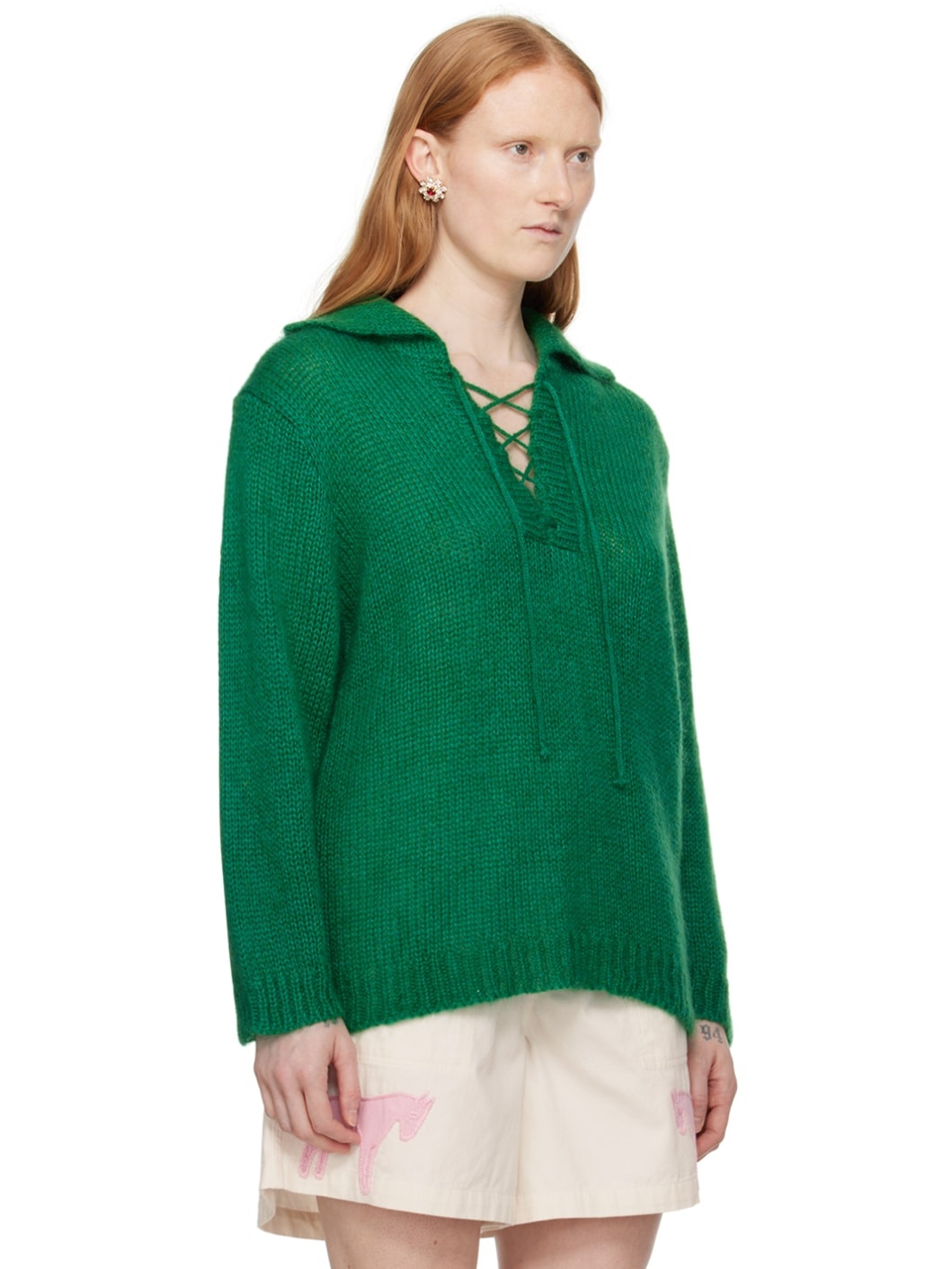 Green Alpine Sweater - 2