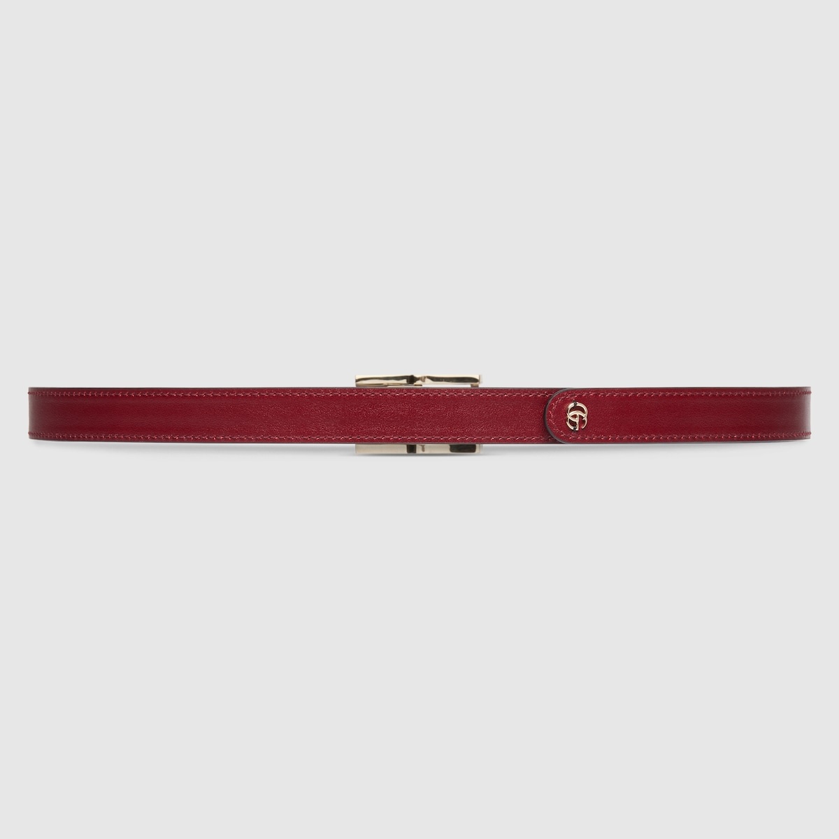 Reversible thin belt with rectangular buckle - 7