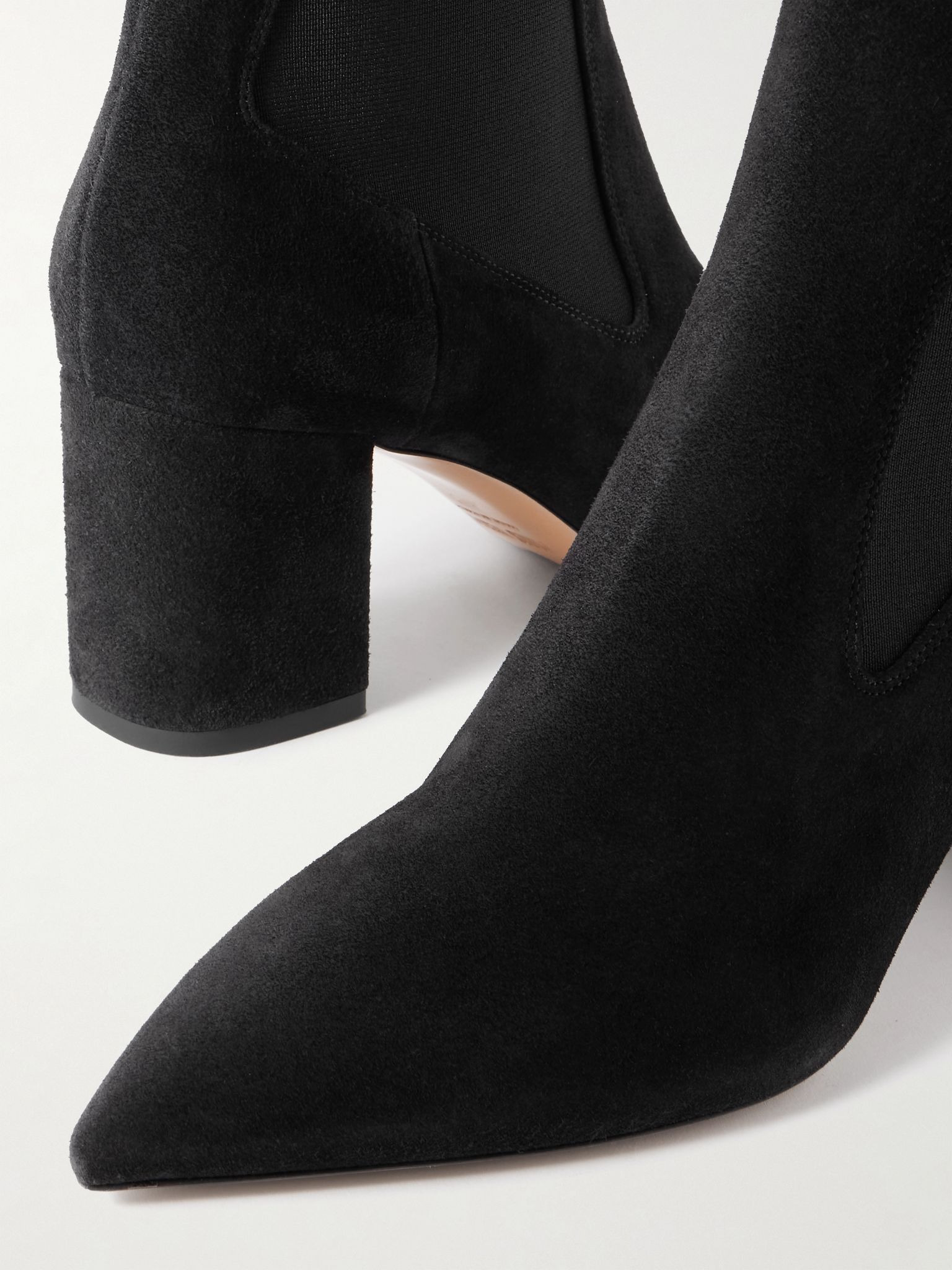 Anja suede ankle boots Black - 4