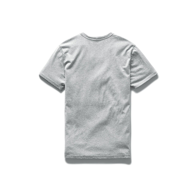 Reigning Champ Cotton Jersey T-Shirt Heather Grey outlook