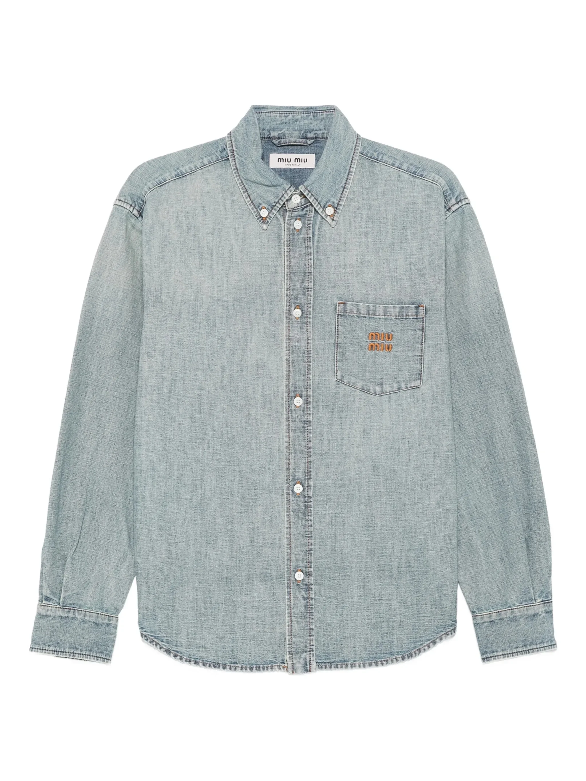 Miu Miu Buttoned Chambray Shirt - 1
