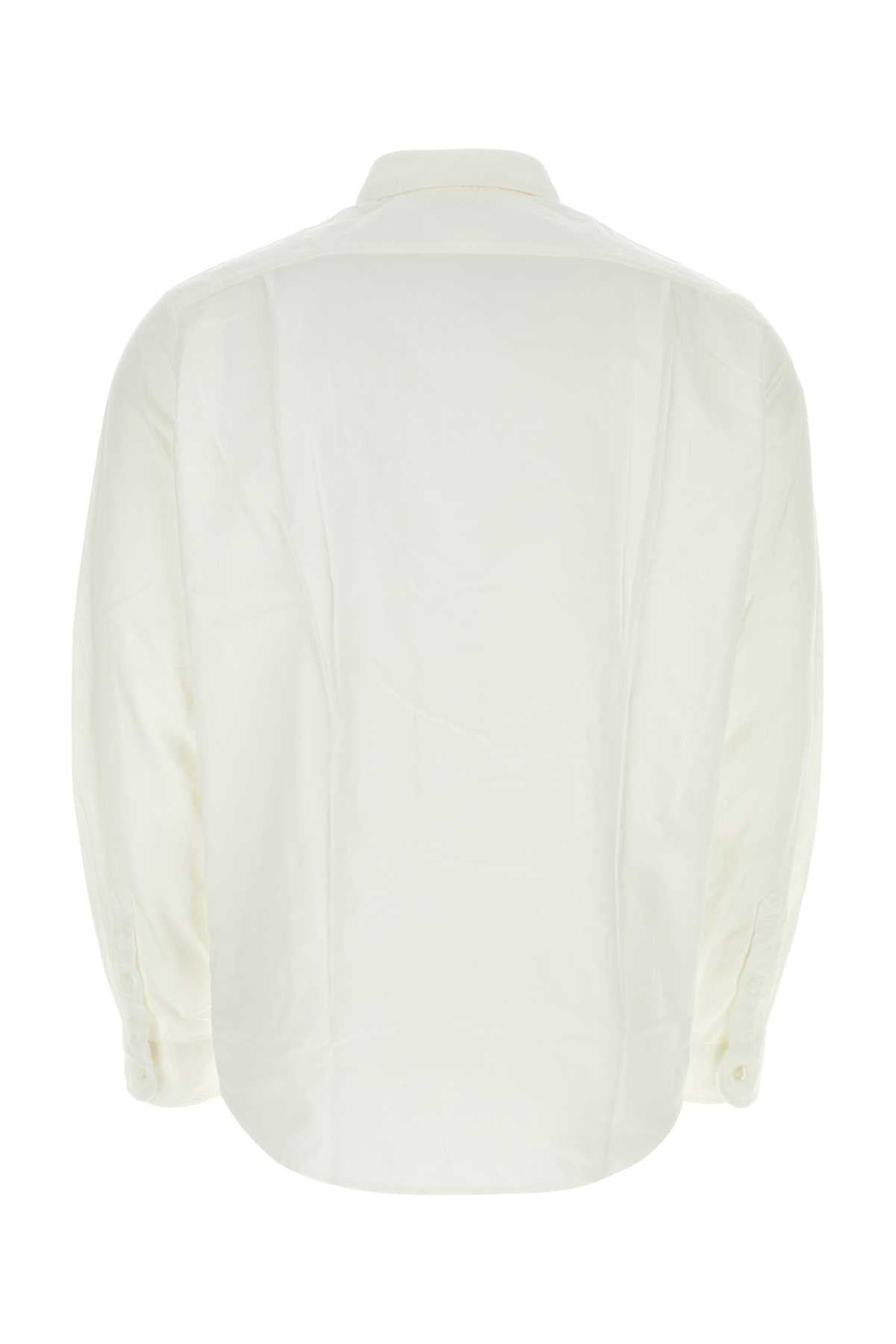 Junya Watanabe Men White Poplin Junya Watanabe X Maison Kitsune Shirt - 2