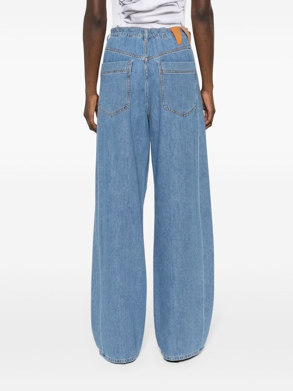 Iris mid-rise wide-leg jeans - 4