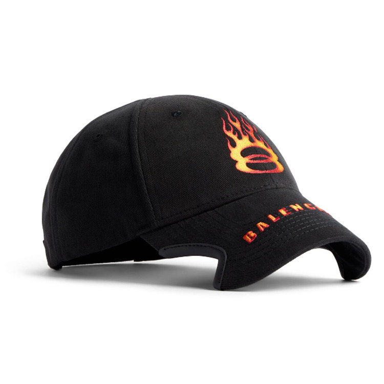 Balenciaga Burning Unity Cap 'Black Orange' 794892410B21076 - 2