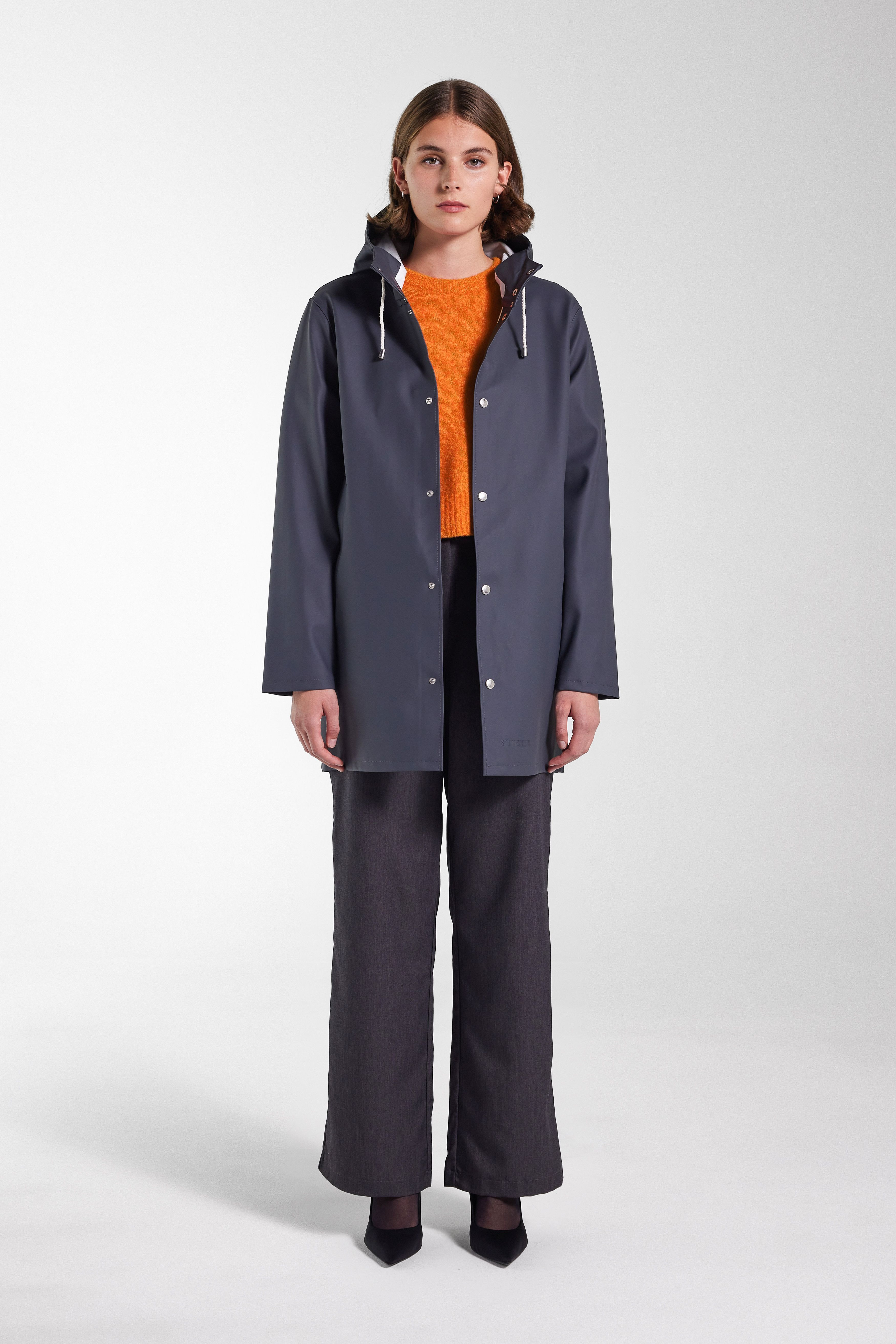 Stockholm Raincoat Charcoal - 2