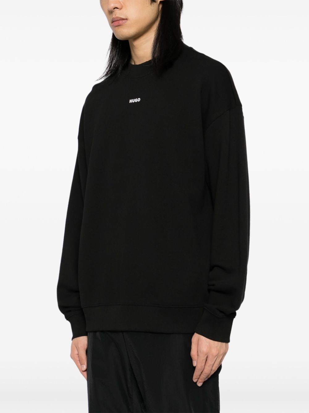 logo print sweatshirt - 3