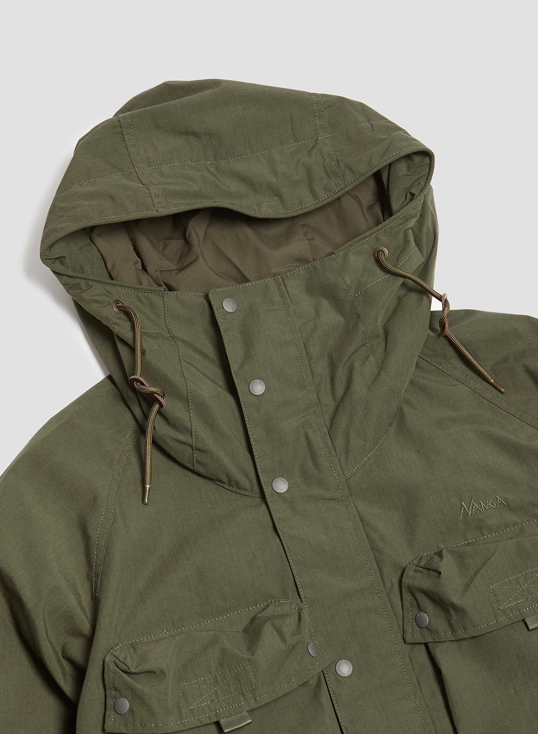 Nanga Hinoc Mountain Parka in Khaki - 2