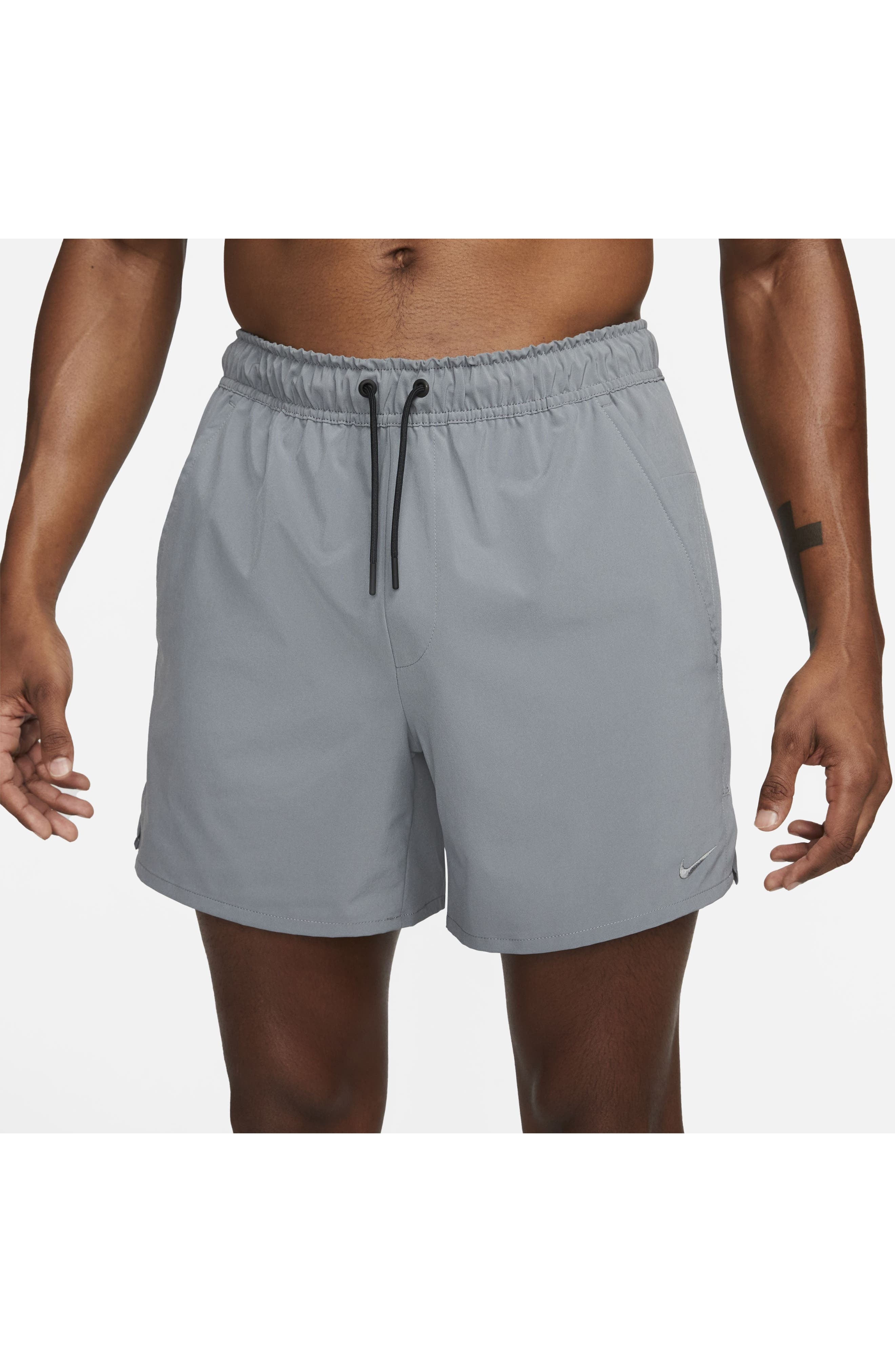 Nike Dri-Fit Unlimited 5-Inch Athletic Shorts in 084 Smoke Grey/black at Nordstrom - 5