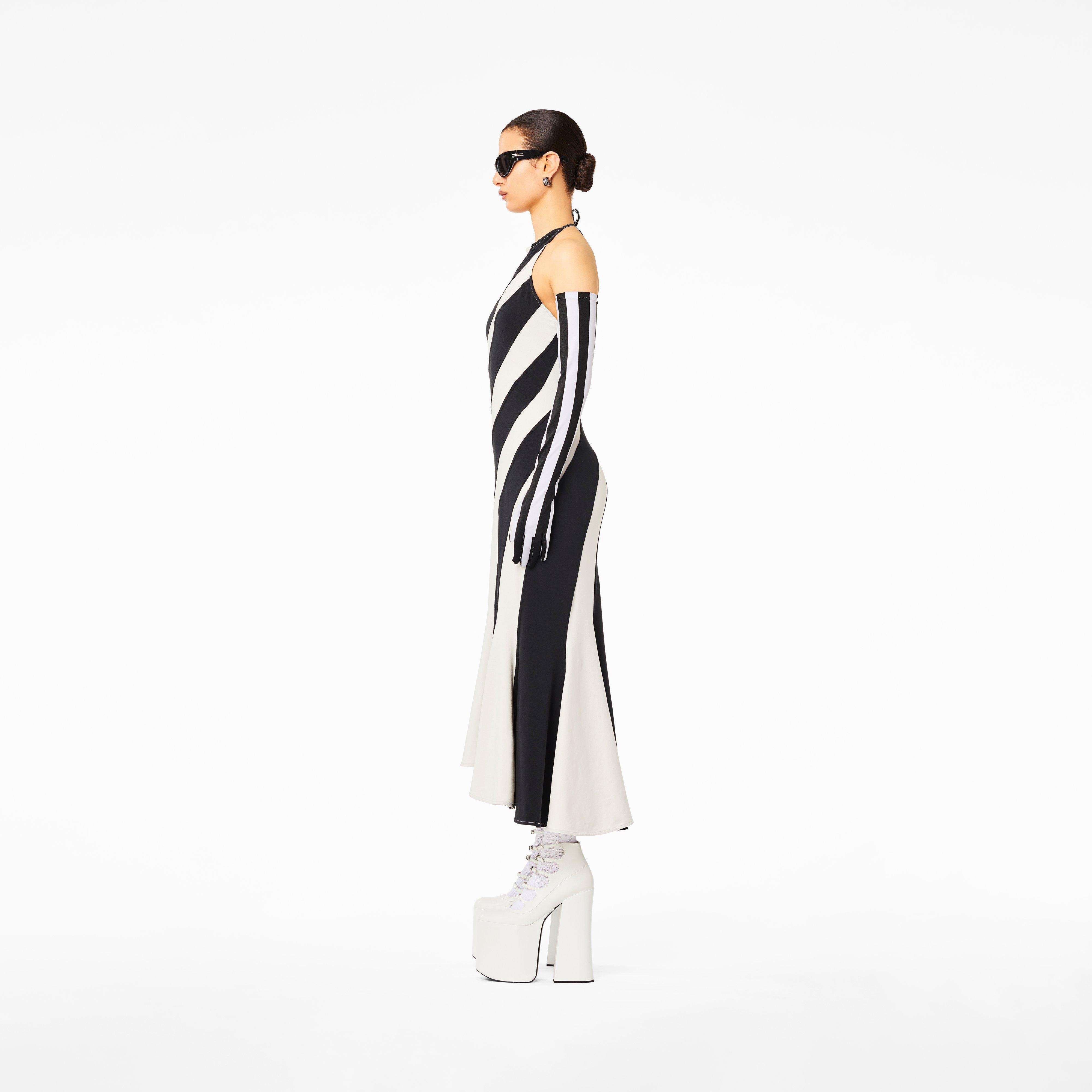 THE WAVE HALTER DRESS - 3