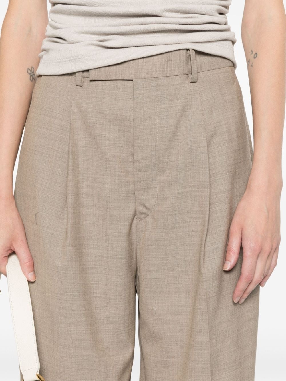 tailored straight trousers - 5