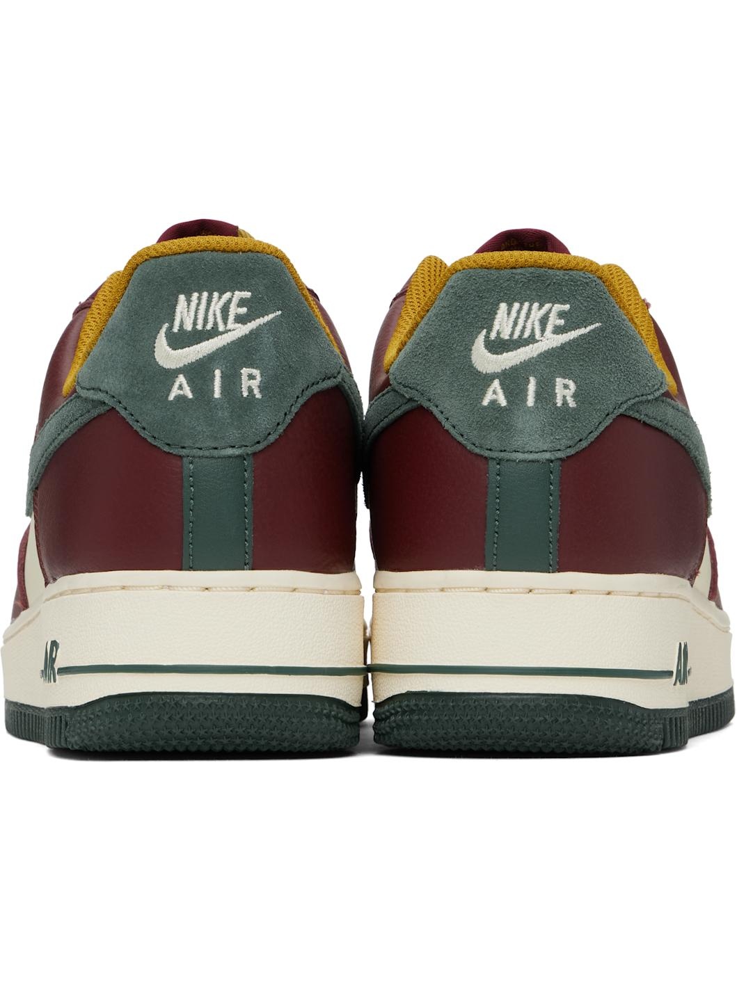 Off-White & Burgundy Air Force 1 '07 LV8 Sneakers - 2