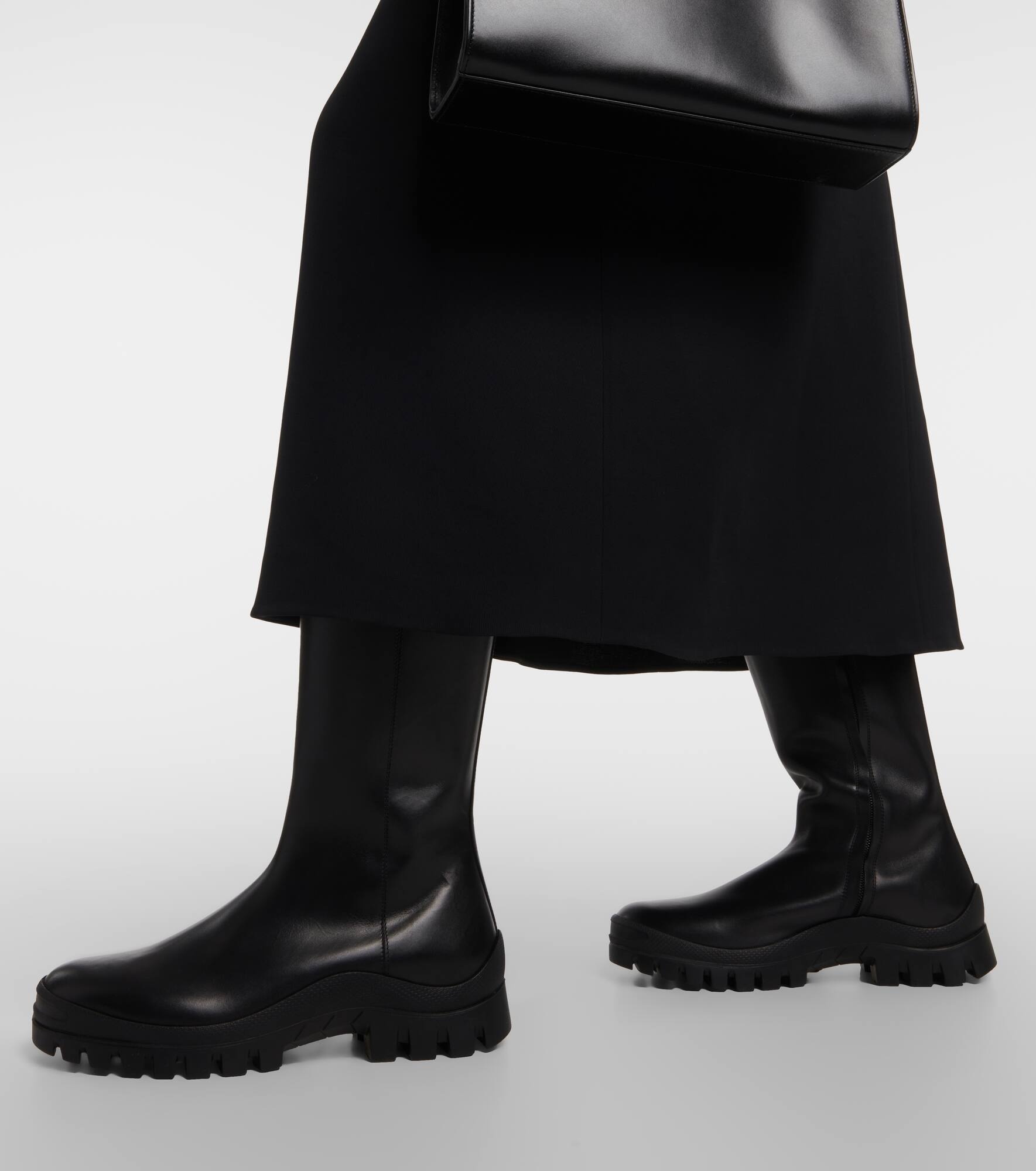 Greta leather rain boots - 4