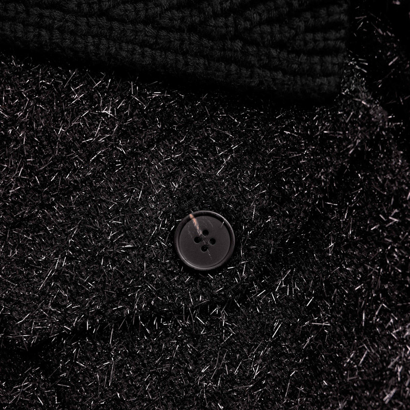 Black Tinsel Boucle Bomber 재킷 5