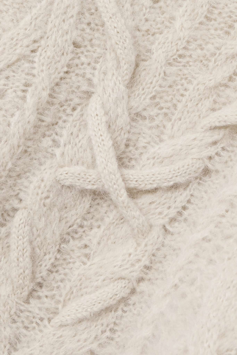 Eline cable-knit mohair-blend sweater 5