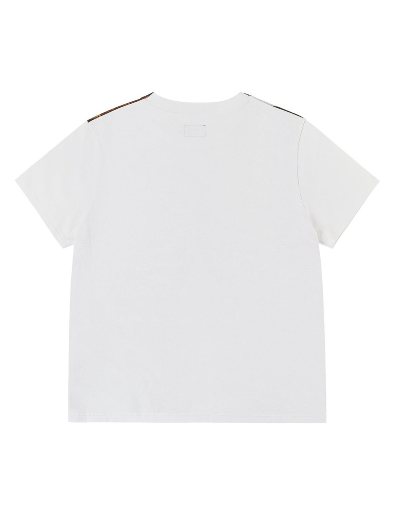 EVISU Art Theme Slogan and Graphic Collage Print T-shirt outlook