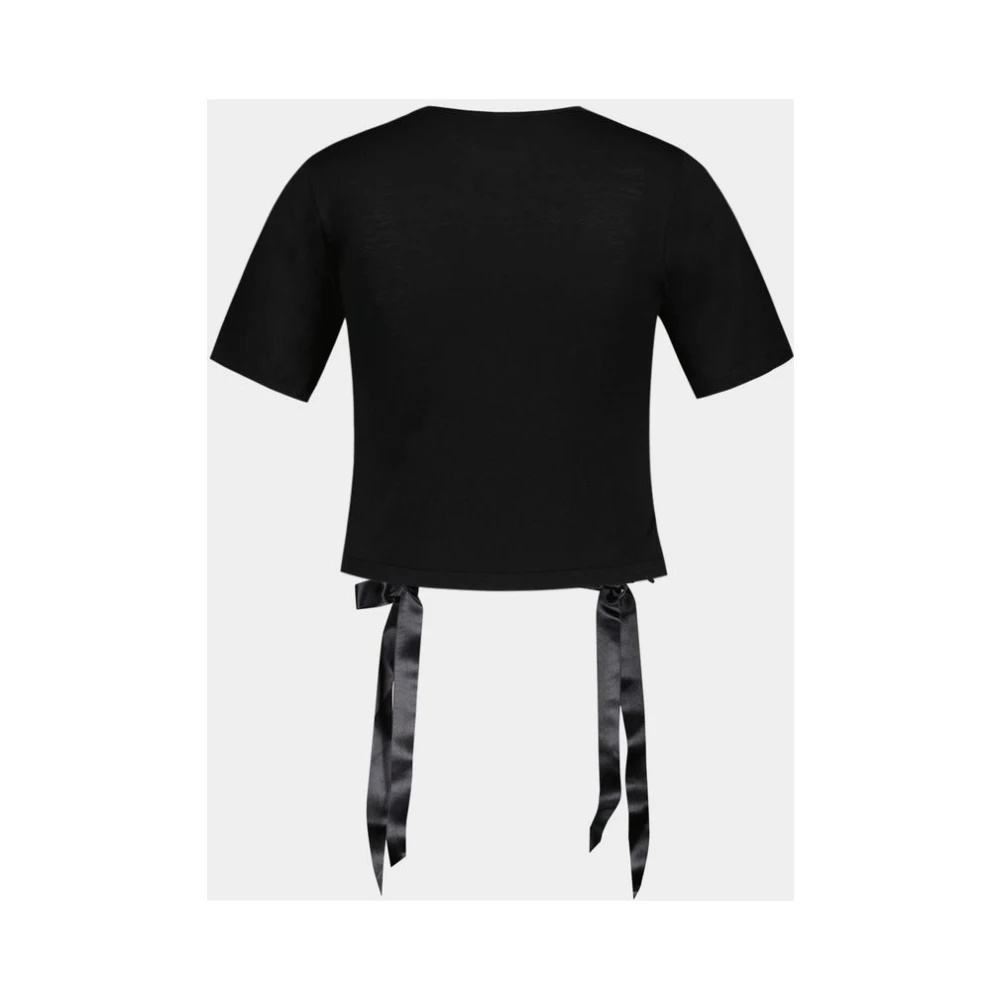 その他 Bow Tails T-Shirt - Simone Rocha - Cotton - Black Simone Rocha BOW TAILS T-SHIRT - SIMONE ROCHA - COTTON