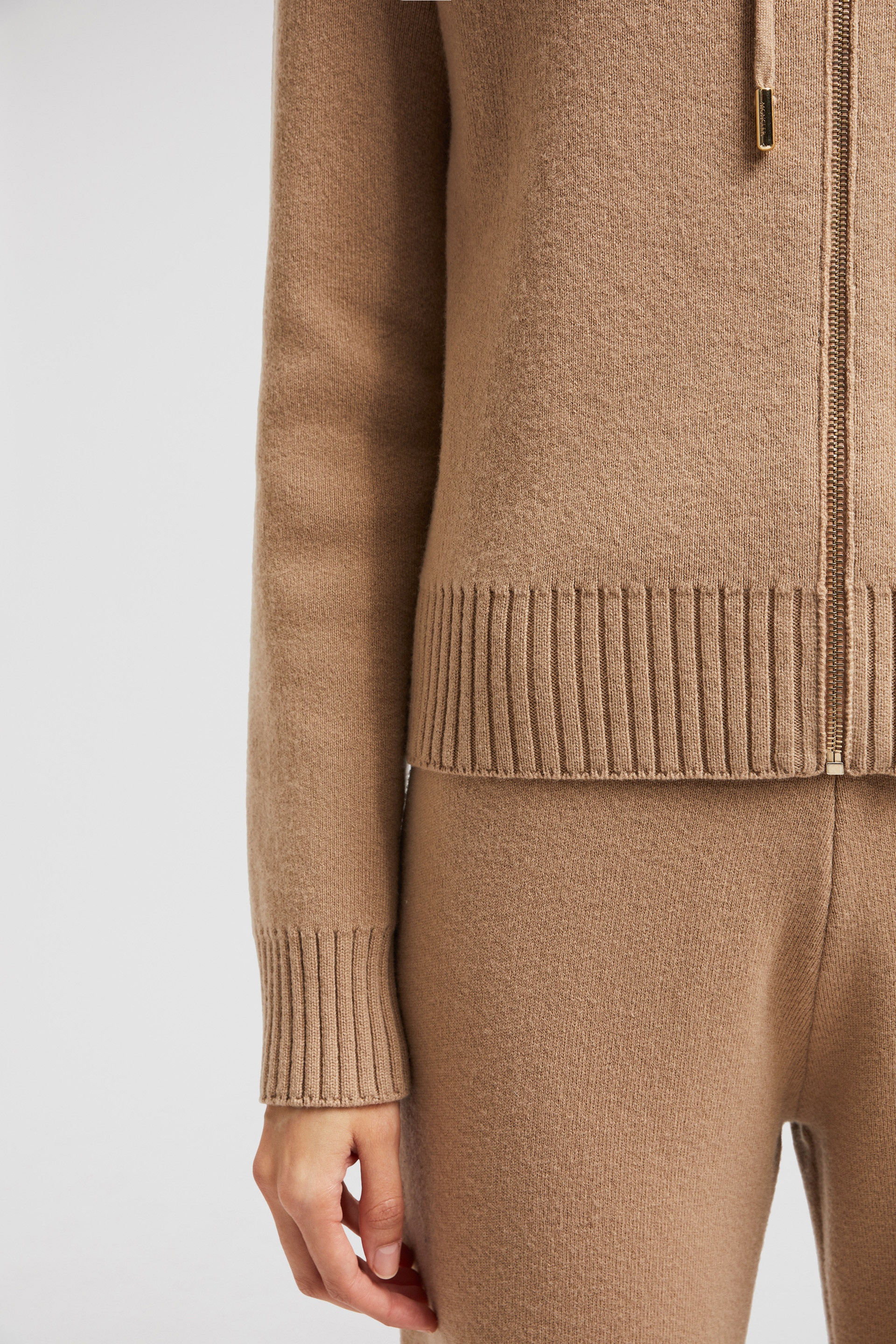 Wool & Cashmere Zip-Up Hoodie - 6
