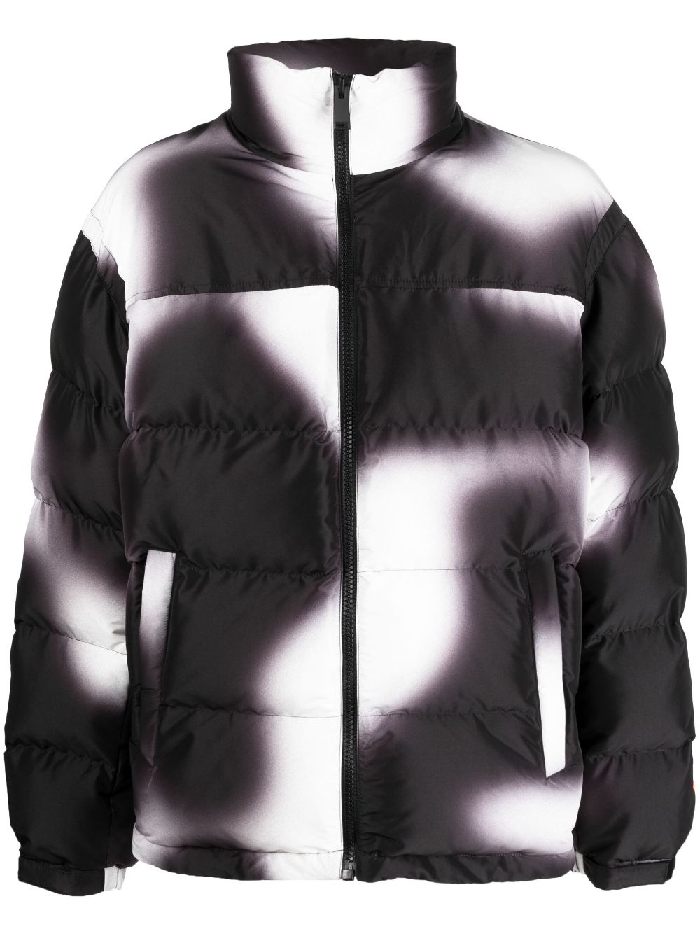 High neck down jacket with zip - 1