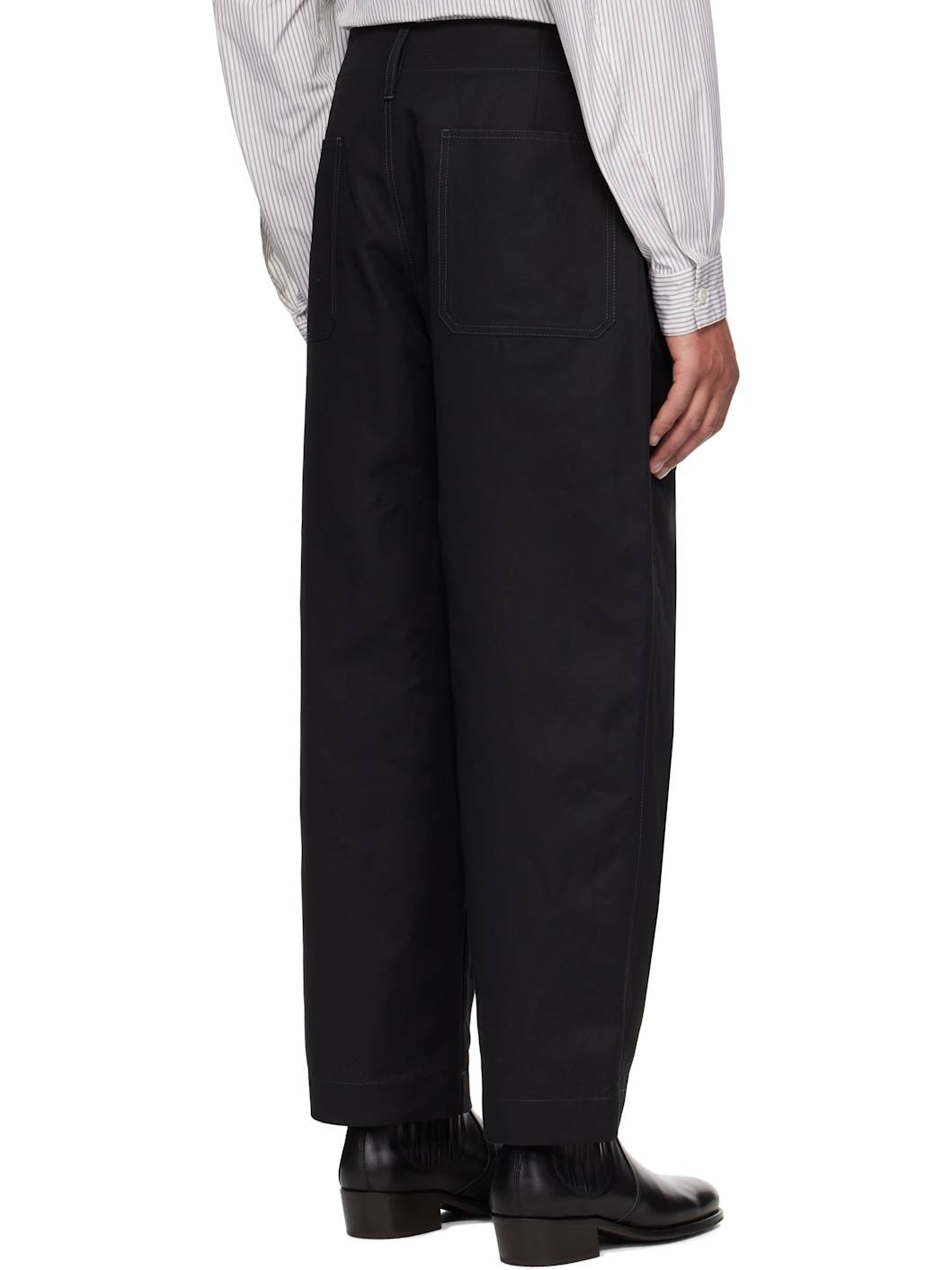 Black Big Chino Trousers - 3