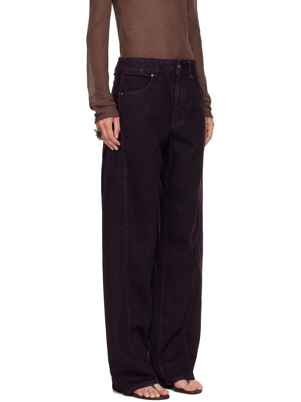 Purple Bend Jeans - 2