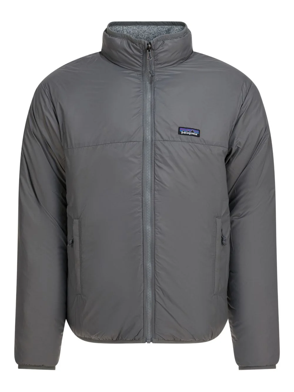 zip-fastening padded jacket - 1