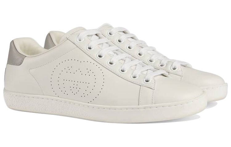 (WMNS) Gucci Ace 'Interlocking G - White Grey' 598527-AYO70-9094 - 3