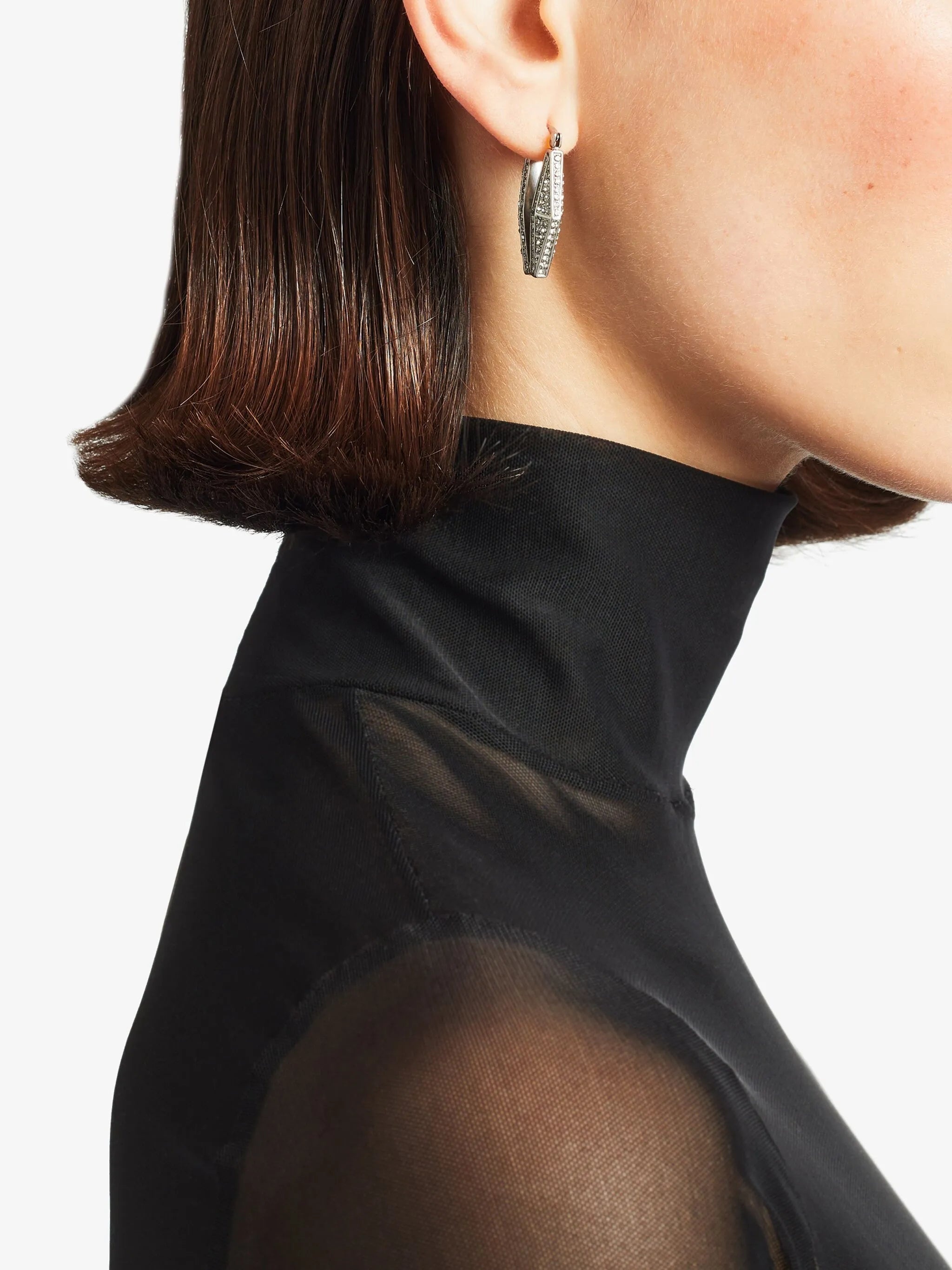Diamond Chain Crystal-embellished Earrings - 6