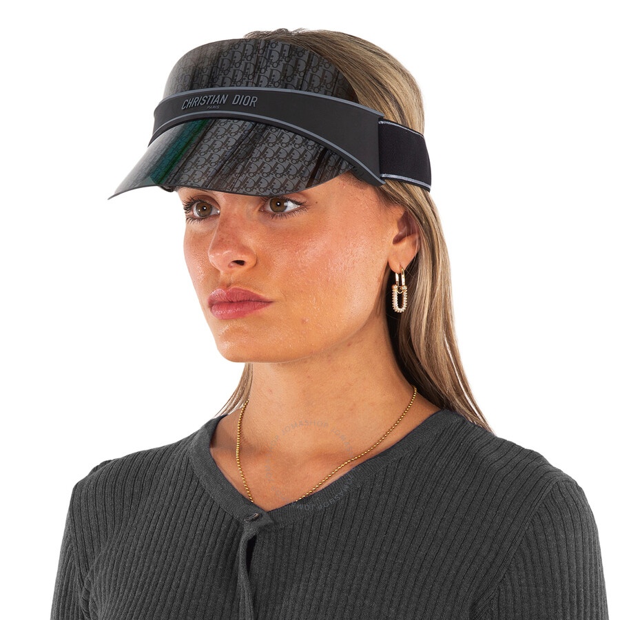 Dior DIORCLUB V1U Grey Logo Visor Ladies Sunglasses CD40041U 05C 00 - 2