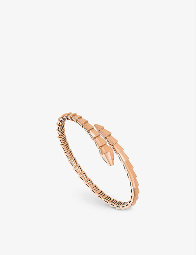 BVLGARI Serpenti Viper 18ct rose-gold bangle bracelet outlook