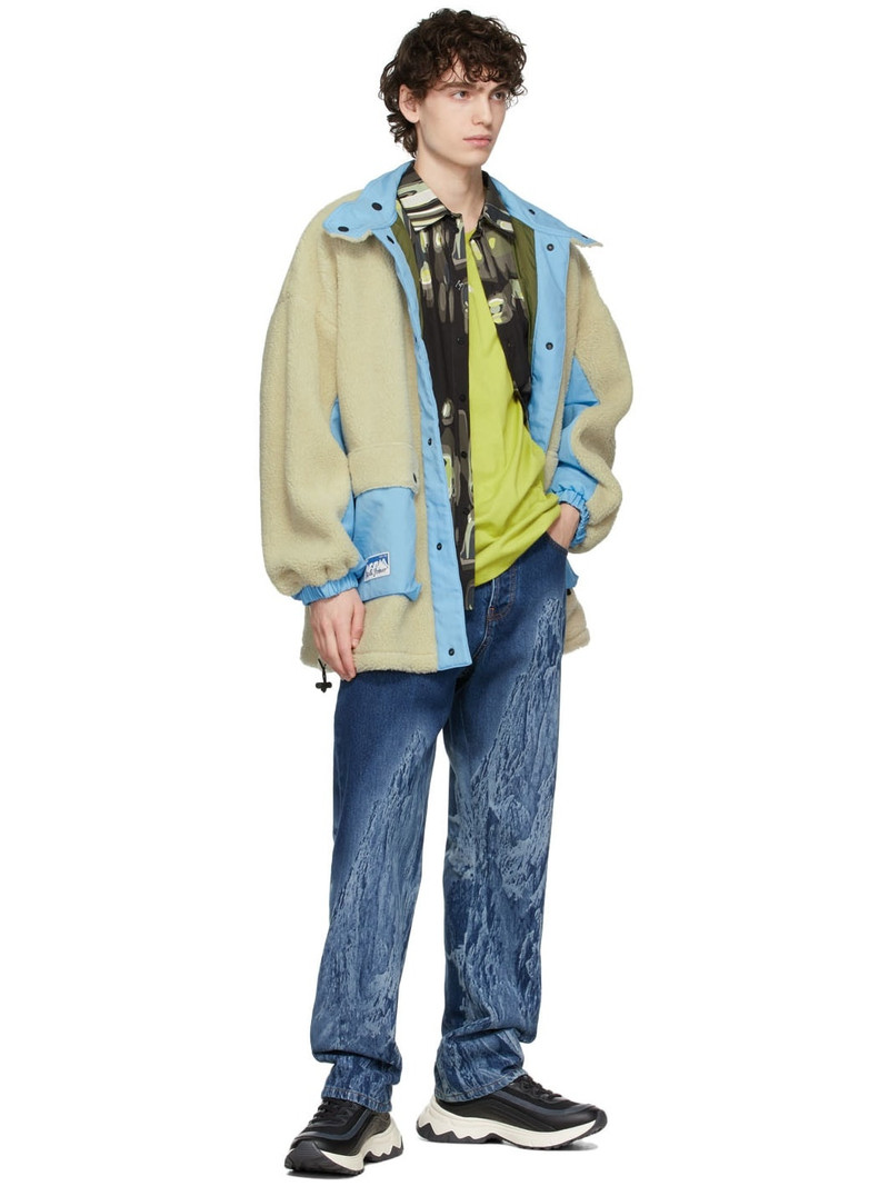 Reversible Off-White Fleece Jacket 4