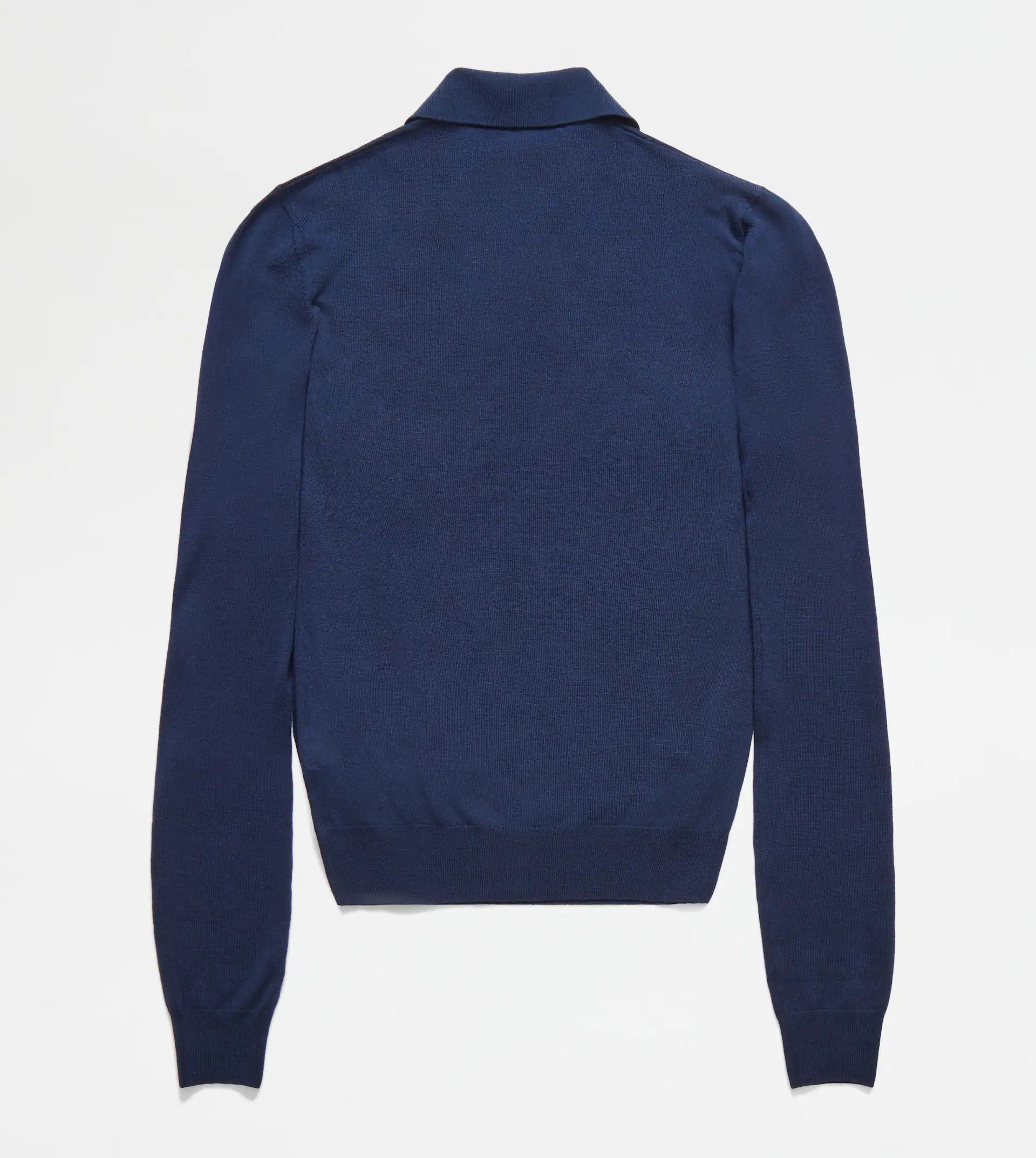 KNITTED POLO SHIRT - BLUE - 4