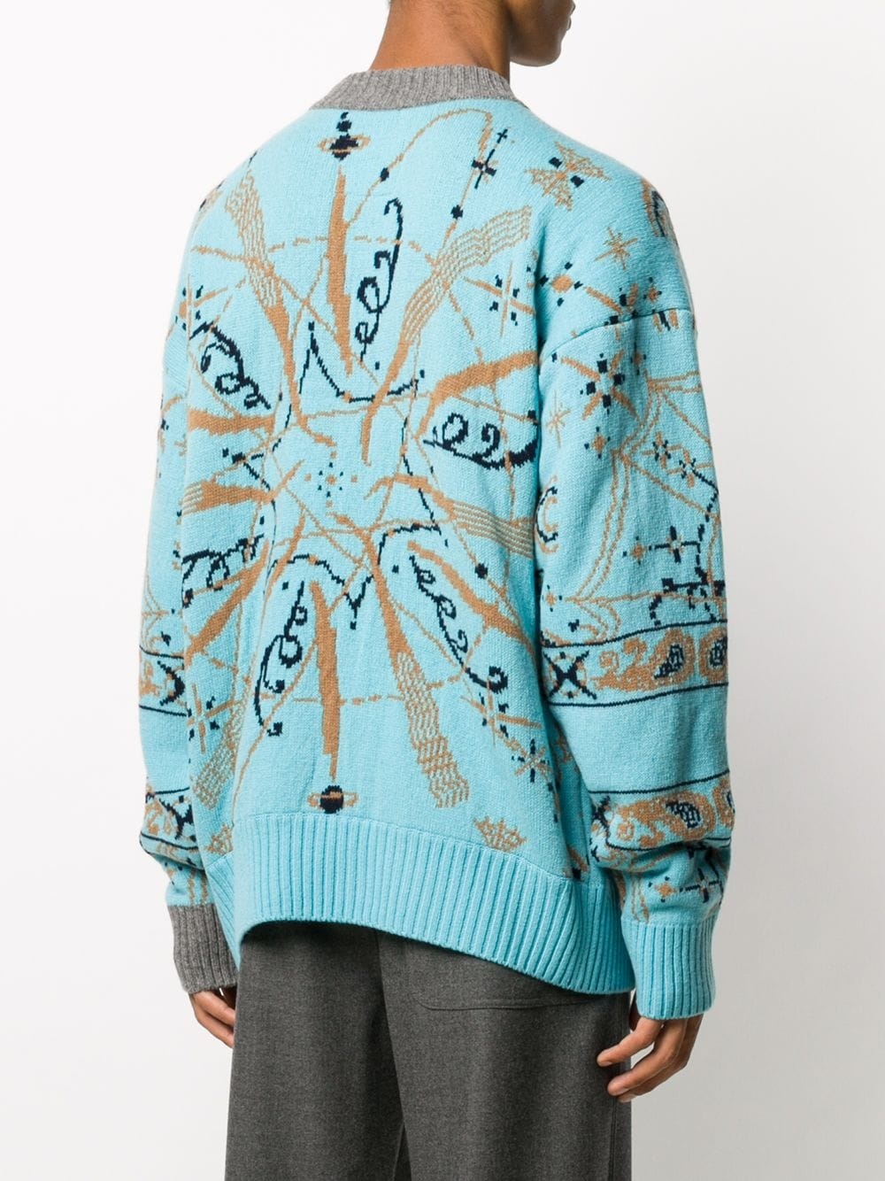 paisley pattern jumper - 4