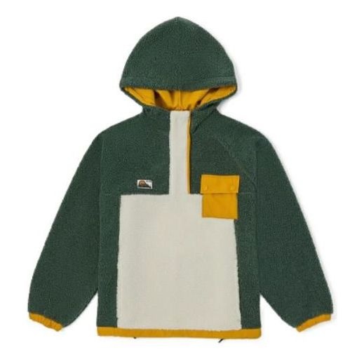 (WMNS) Vans Hairy Pullover Hoodie 'Duck Green' VN0A7YGXYQW - 1