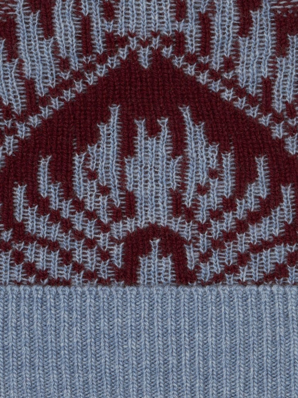 intarsia-knit wool beanie - 2