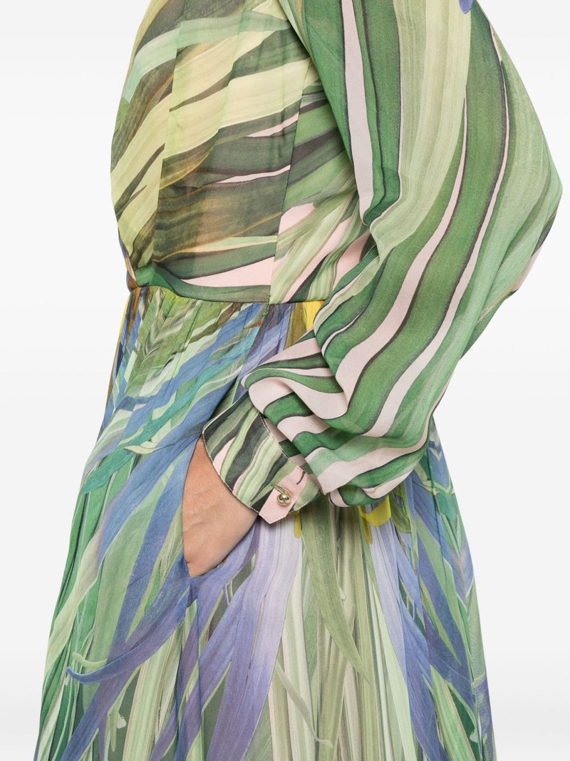 v-neck printed dress 5