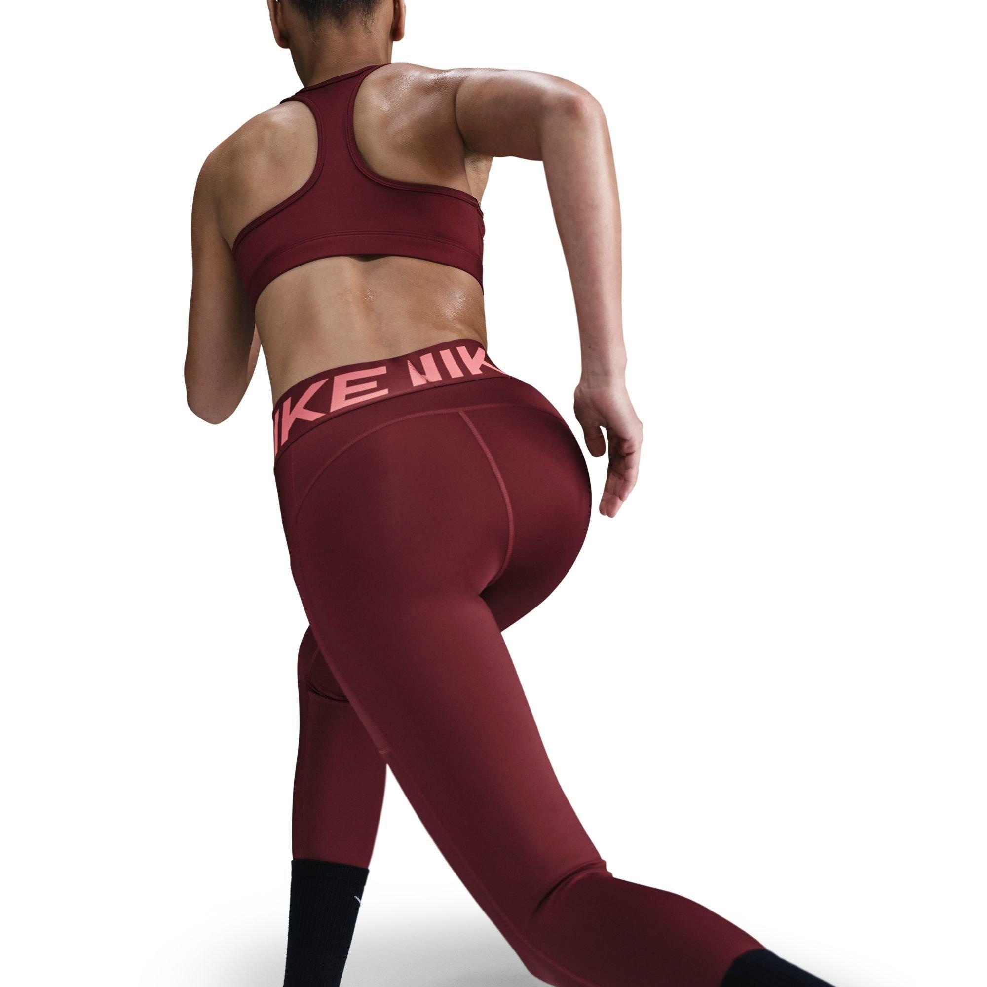 WOMEN'S NIKE PRO SCULPT HIGH-WAISTED 7/8 LEGGINGS - 4