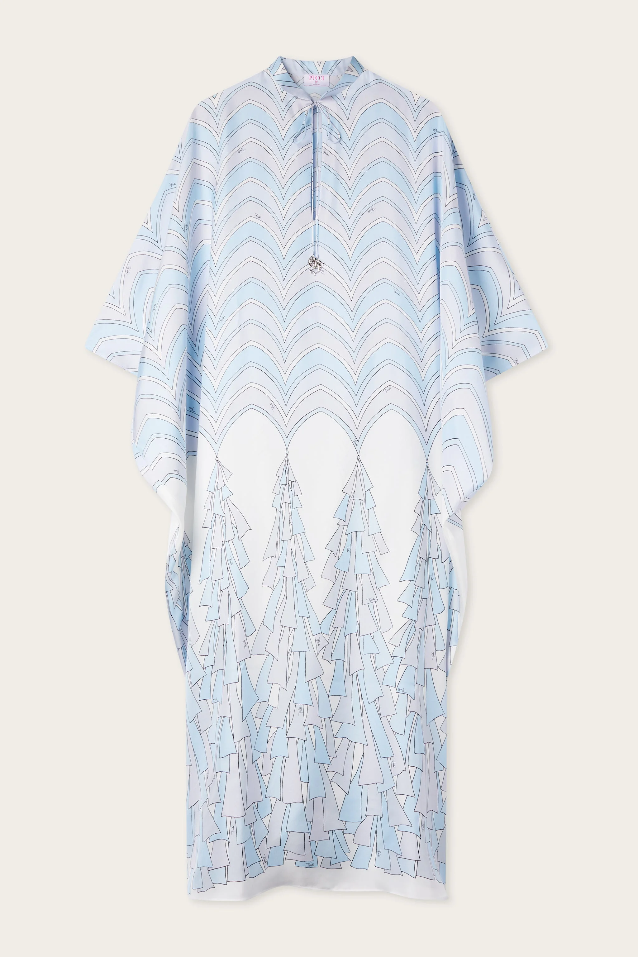 BAIADERA PRINT SILK KAFTAN - 1