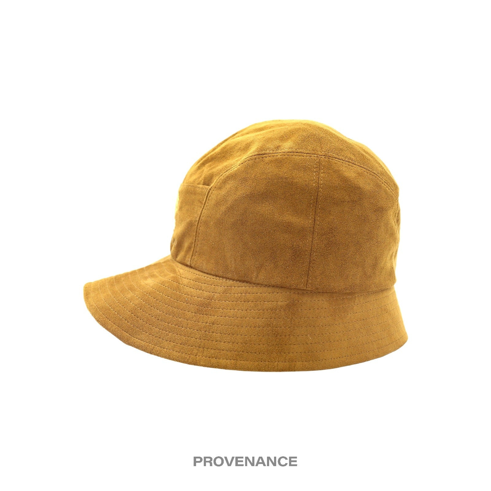 Givenchy Asymmetric Bucket Hat - Brown Acorn Microsuede - 4